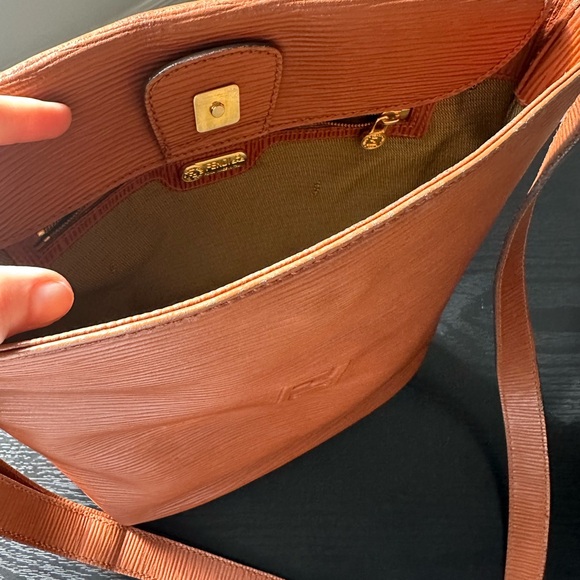 Vintage Fendi Leather Crossbody Bag - Picture 6 of 12